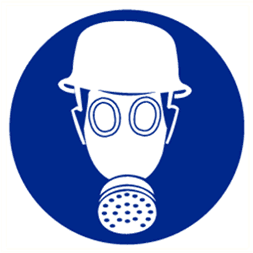 Breathing masks pictogram