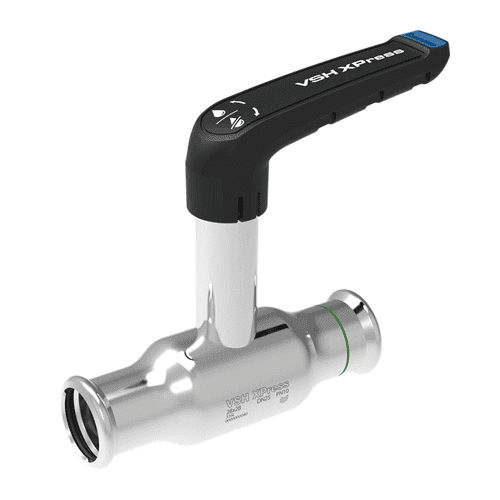 VSH XPress FullFlow RVS 316L kogelkraan met verlengde spindel