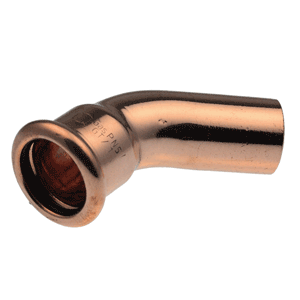 VSH XPress copper water bend 45° press x push-fit