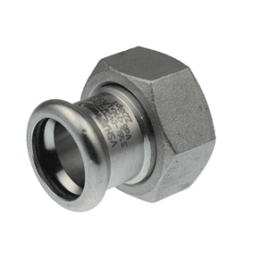 VSH XPress stainless steel 2-part coupling, press x female thread