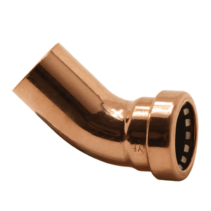 VSH Tectite copper bend 45° push-fit x spigot