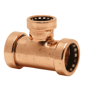 VSH Tectite copper reducer Tee 3 x push-fit