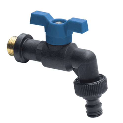 VIR PP Artic ball tap 218F with hose connection, male thread