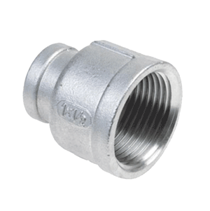 1-1/4" X 1/2" BSPP Reducing Socket F/F 316 Stainless Steel 150LB Pipe Fitting