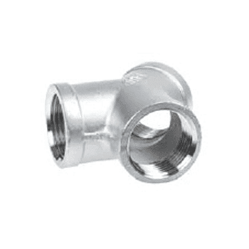 Stainless steel threaded fittings, Y-piece