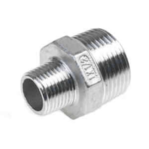 Pvc pipe BSP Male To Male Thread Hex Nipple Threaded Reducer Pipe Fitting Stainless Steel 304 1/8 1/4 3/8 1/2 3/4 1 1-1/4 1-1/2 10pcs Thread Specification : DN15 