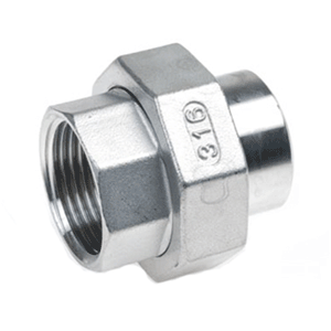 Coupling (2 x female thread) STAINLESS STEEL 316