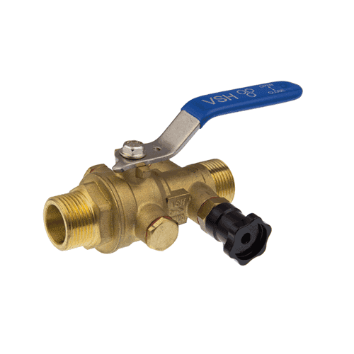 VSH EA Protect with drain valve, flat sealing surface