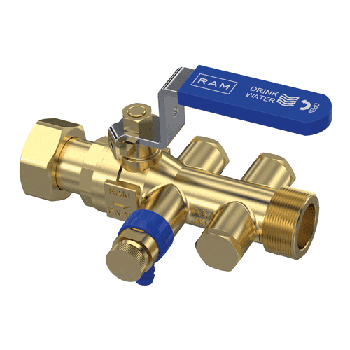 Raminex backflow preventer EA coupling screw x m.thr.