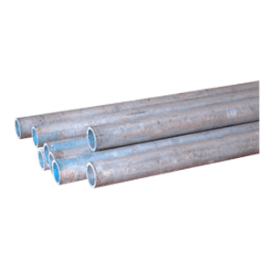 Welded steel gas pipes, galvanised