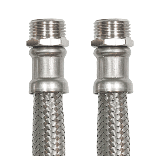 Flexibele pantserslang, aansluitslang, aansluitslang, roestvrij staal, diverse lengtes (1/2 inch IG x 30 cm), flexibele slang voor kraan, hoekventiel, wastafel Flexibele pantserslang, aansluitslang, aansluitslang, roestvrij staal, diverse lengtes (1/2 inch IG x 30 cm), flexibele slang voor kraan, hoekventiel, wastafel