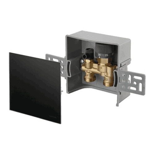 333186 OVE Unibox E RTL black glas