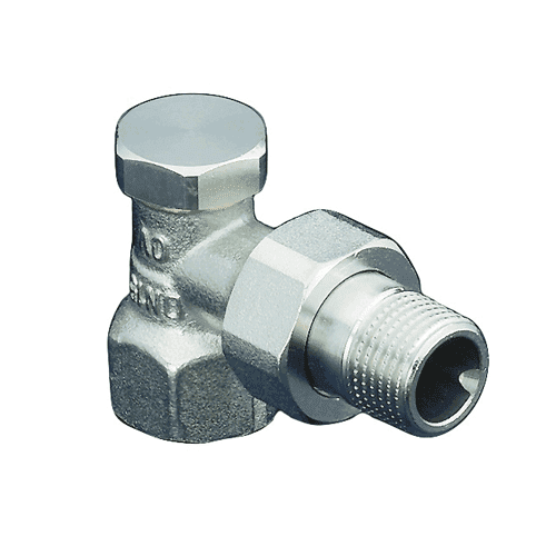 Oventrop Combi 2 isolation valve, angled