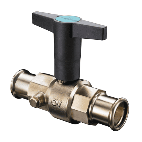 Oventrop Optibal TW ball valve, press