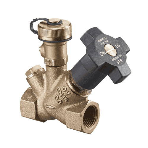 Oventrop Aquastrom F stop valve + check valve