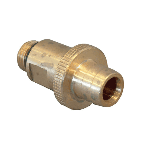 Oventrop connection nipple filling/drainage valve, 1/4" male thread