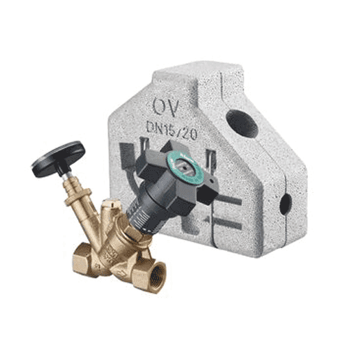 Oventrop Aquastrom C balancing valve + insulation