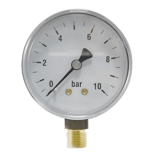 334916 Manometer 0-10B 63mm ¼” onder