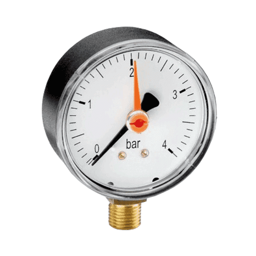 335081 Manometer knst 0-4B 63mm 3/8" rad.