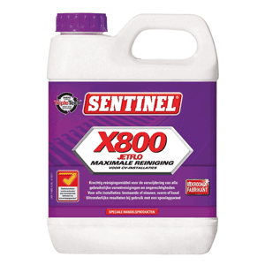 Sentinel X800 Jetflo reiniger CV waterbehandeling