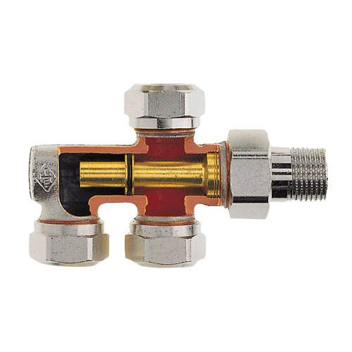 Heimeier Duolux two-pipe manifold