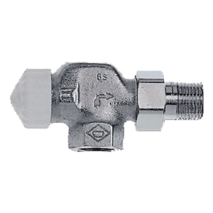 Heimeier V-exact thermostatic valves with presetting, axial, female thread