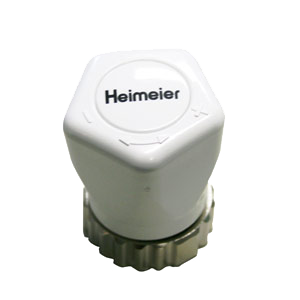 Heimeier button for therm. valve white RAL 9016