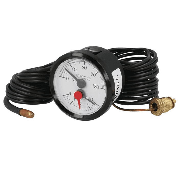 Nefit thermometer and pressure gauge