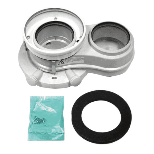 Vaillant rookgas adapter 80/125mm naar 80/80mm