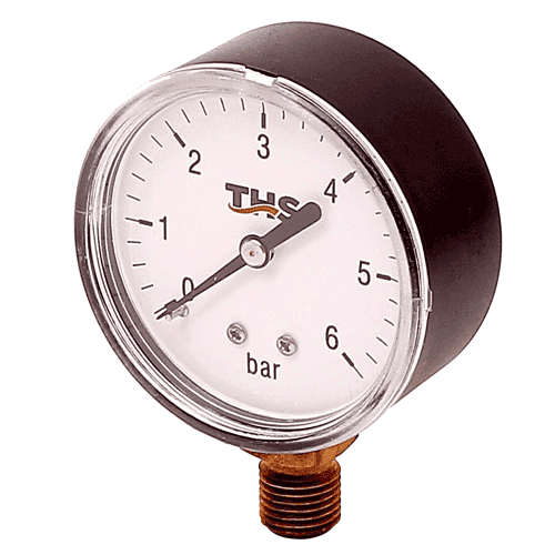 337201 Manometer 0-6B 60mm 1/4 radial