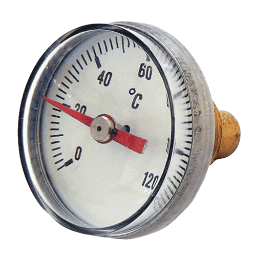 Thermometer met metalen behuizing
