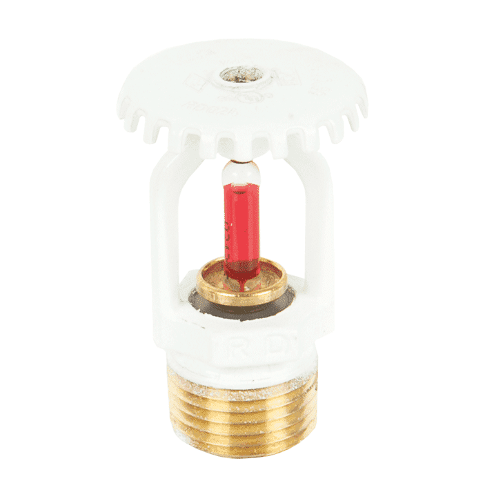 Upright sprinkler, 5 mm K=80, 1/2" connection, white