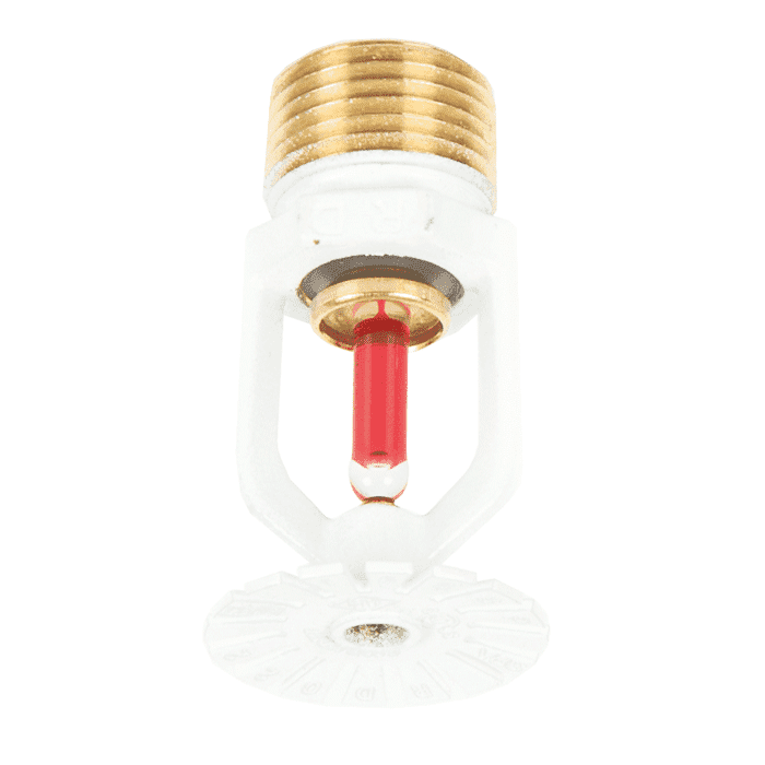 Pendent sprinkler, 5 mm K=80, 1/2" connection, white