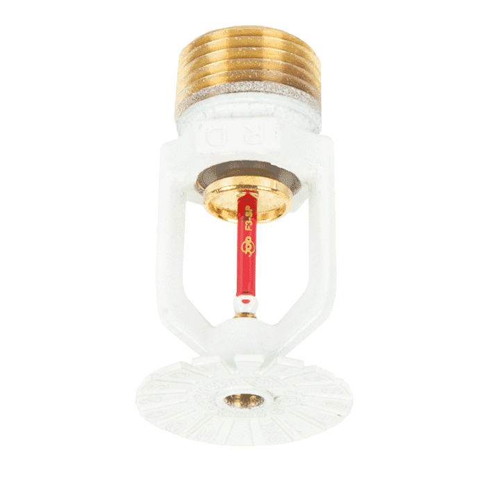 Pendent Quick Response sprinkler, 3 mm K=80, 1/2" connection, white