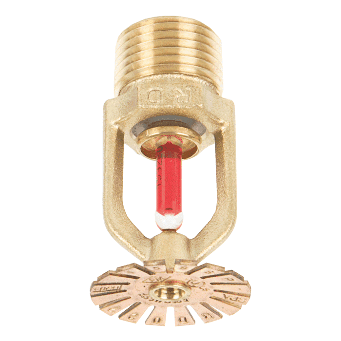 Pendent sprinkler 93° 5 mm K=80 1/2" brass SR