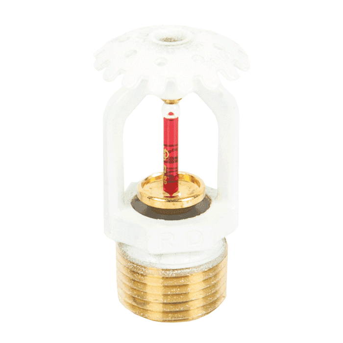 Conventional Quick Response sprinkler, 3 mm K=80, 1/2" connection, white
