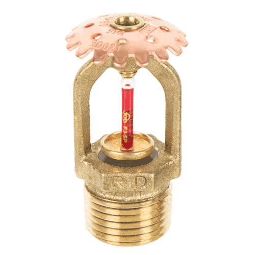 Conventional Quick Response sprinkler, 3 mm K=80, 1/2" connection, chrome