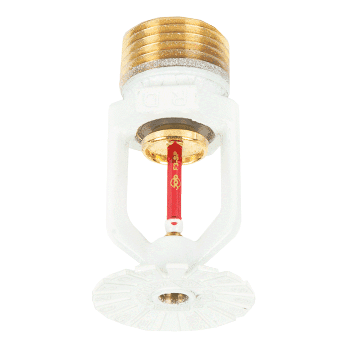 Pendent Quick Response sprinkler, 3 mm K=115, 3/4" connection, white