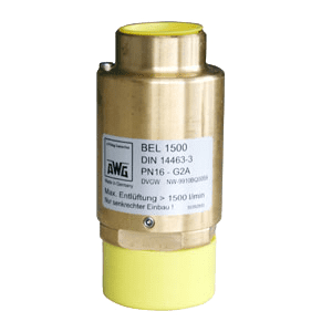 Aerating/deaerating valve