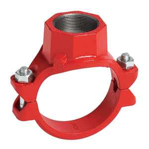 Victaulic mechanical Tee 114.3 x 42.4 mm red BSP Style 920
