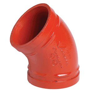 Victaulic bends 45° Style 003, red