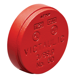 Victaulic cap 219.1 mm red Style 60
