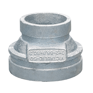 Victaulic reducer 60.3 x 48.3 mm galvanised concentric Style 50