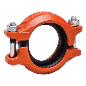 Victaulic starre koppeling Style 107N met EHP-ring 219.1mm,  oranje