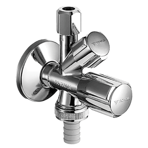 Schell combination angle valve