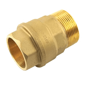Isiflo brass reducing coupling