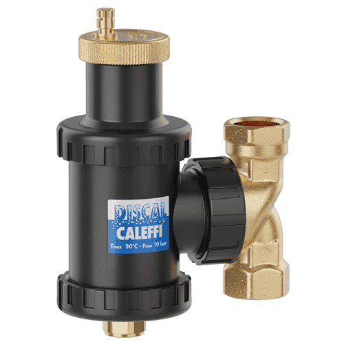 Caleffi Discal kunststof luchtafscheider