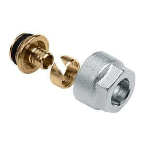 Bonfix pillar mechanical union ring + union nut, 14 -2