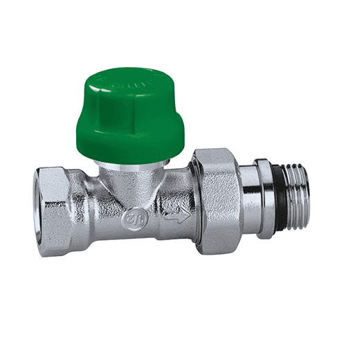 DYNAMICAL® dynamic thermostatic radiator valve, straight, for steel pipe