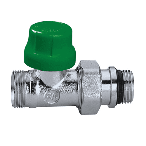 DYNAMICAL® dynamic thermostatic radiator valve, straight, for copper and plastic pipes